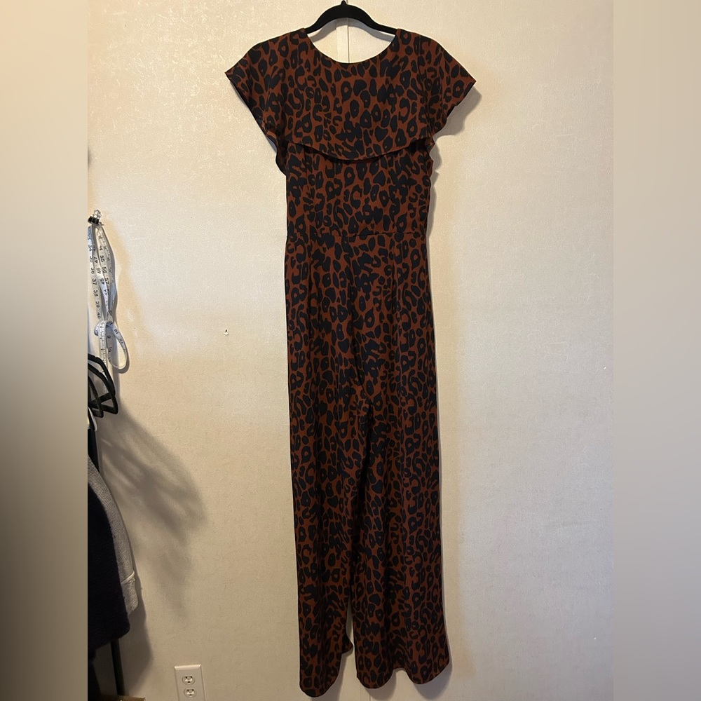 She + Sky | Brown Leopard Print Dress | Size Medium - Picture 7 of 7